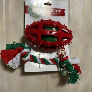 Kensington Christmas Set Of Spike Cage Ball amRope With 🎾 Ball Inside  And Rope.